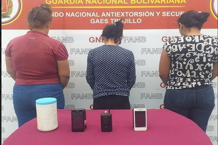 Trujillo: Tres mujeres integrantes del crimen organizado en Andrés Bello fueron detenidas