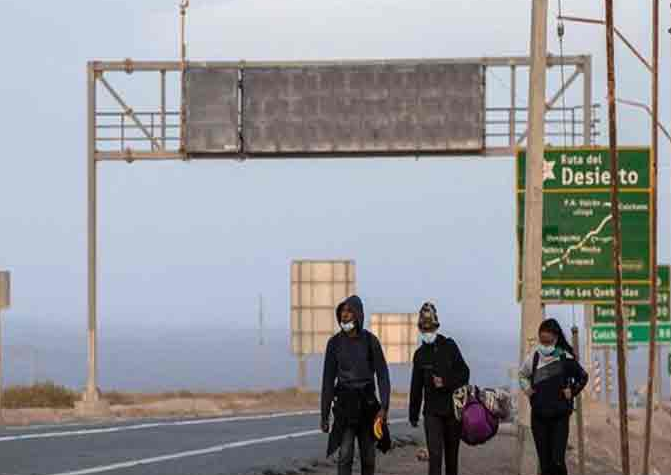 Venezolano murió al ingresar caminando a Chile por la frontera norte