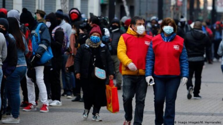 Chile registra más de 7.000 contagios por covid-19 por quinto día consecutivo