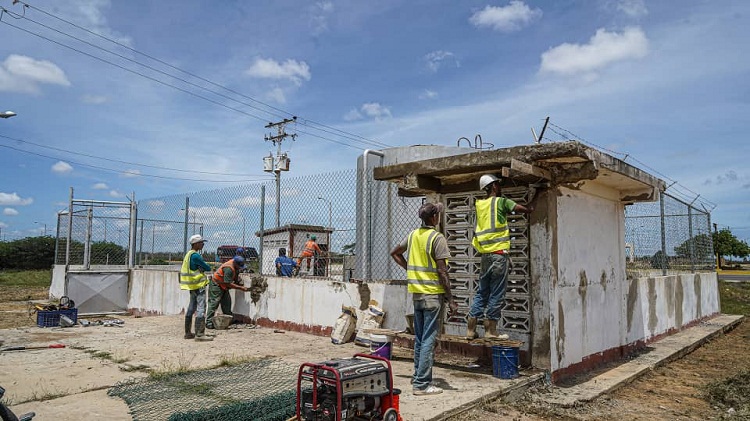 Presidente de Hidrofalcón inspecciona trabajos de rehabilitación de E/B Jadacaquiva