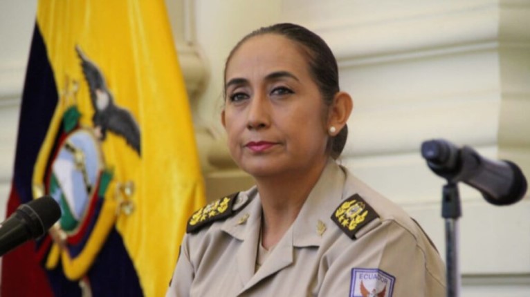 Ecuador designa a la primera mujer como comandante general de la Policía