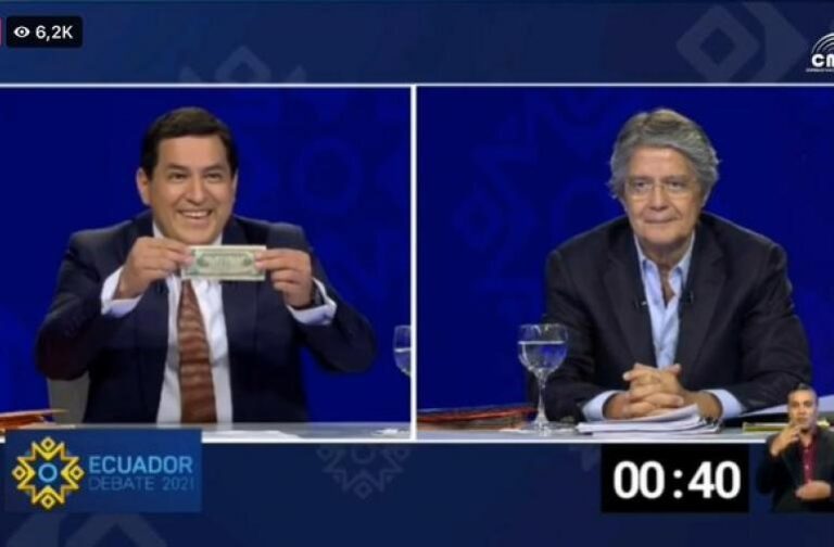 Arauz y Lasso reiteran que fortalecerán la dolarización en Ecuador