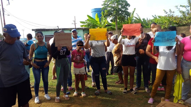 Comunidad Sabana Alta de Píritu protestó contra los atropellos de los cuerpos de seguridad