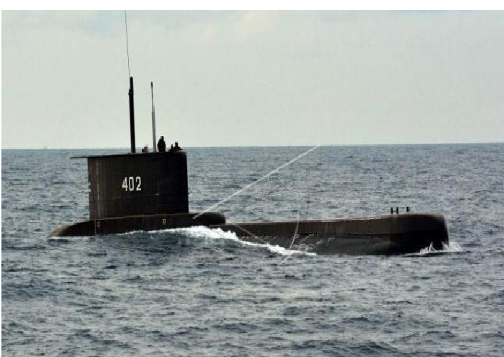 Submarino desaparecido en Indonesia solo tiene 72 horas de capacidad de oxígeno
