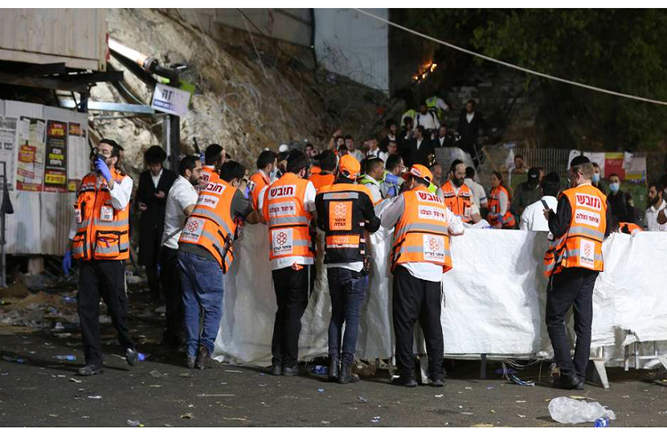 Al menos 44 muertos en incidente durante una peregrinación judía en Israel