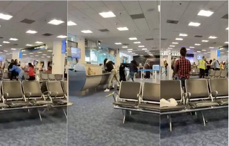 Trifulca a puñetazos entre pasajeros por unos asientos en aeropuerto de Miami