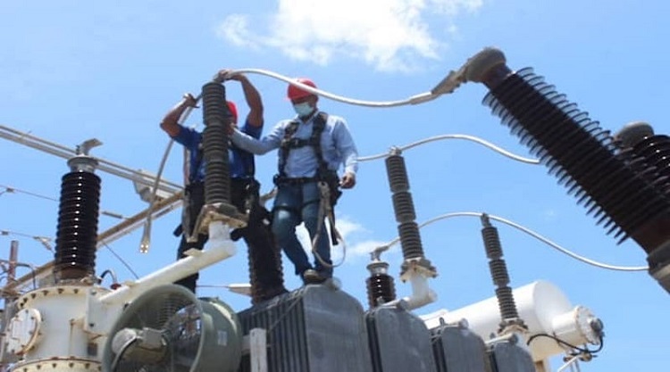 Instalado transformador de potencia en Subestación Eléctrica Carirubana