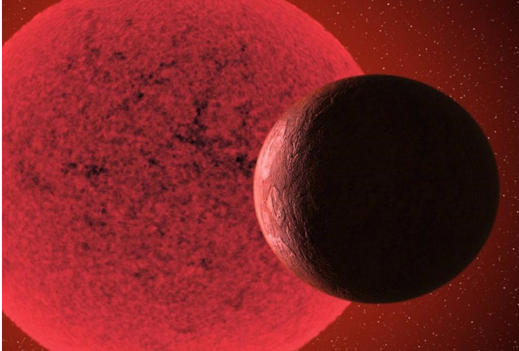 Detectan una nueva supertierra alrededor de una estrella enana roja