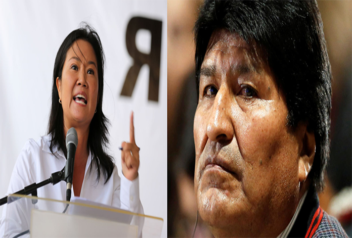 Keiko Fujimori a Evo Morales: “Usted no se meta en mi país”