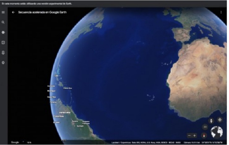 Google Earth añade una capa temporal para observar la evolución de la Tierra
