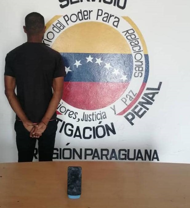 Sipef Paraguaná lo detuvo por violencia y robo de celular