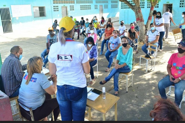PSUV Miranda se reúnen con organización popular de Coro