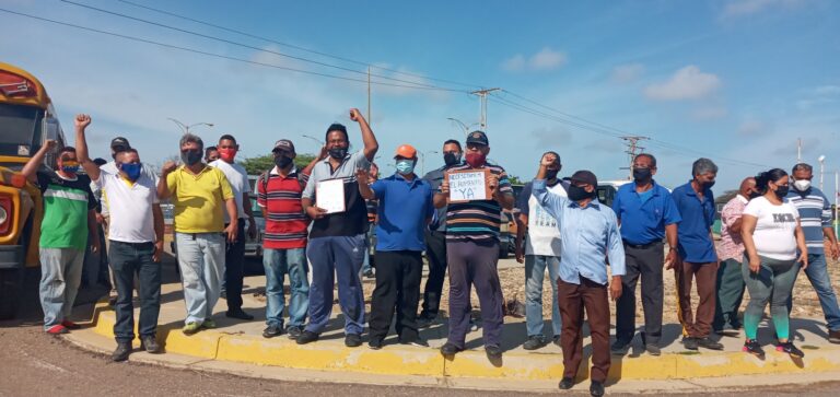 Transportistas de Carirubana exigen pasaje en Bs. 600 mil