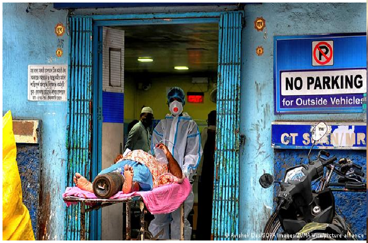 India se acerca a los 20 millones de contagios de la COVID-19 en medio de una escasez de oxígeno