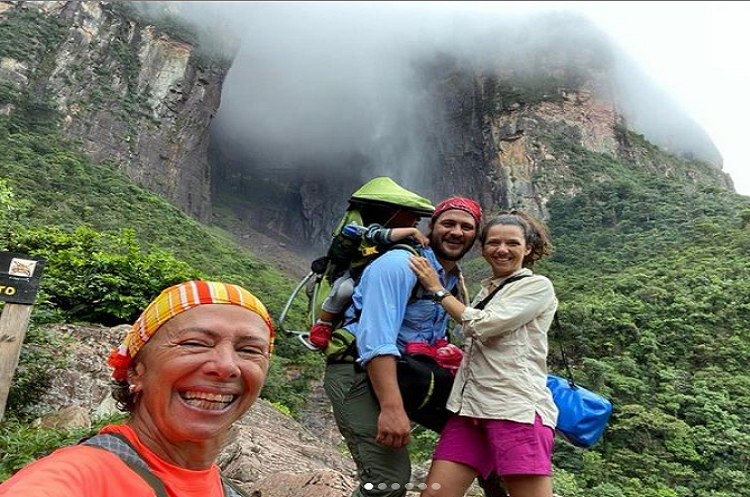 Valentina Quintero se fue a Canaima con su familia