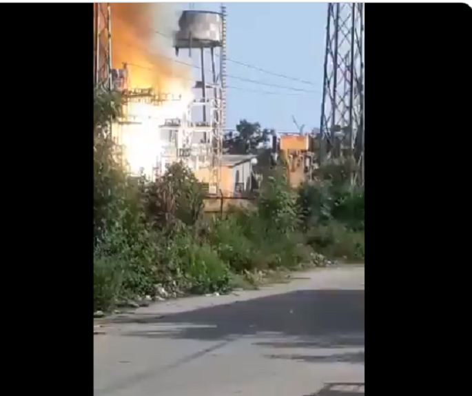 Reportan explosión en una subestación eléctrica de Lagunillas (VIDEOS)