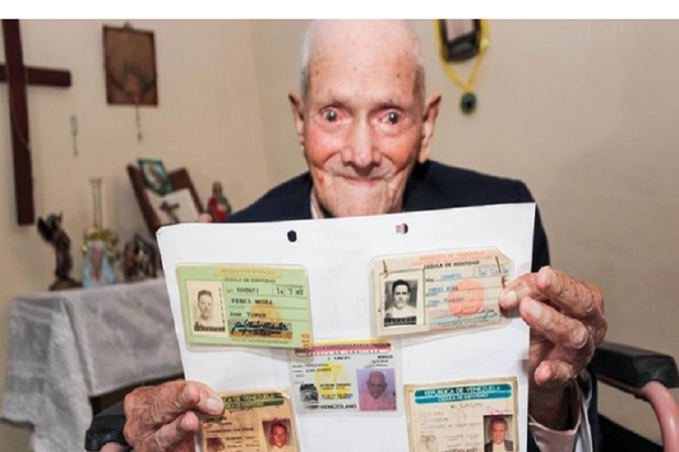 El hombre más longevo de Venezuela cumple 112 años