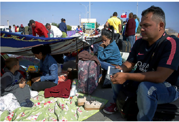 Chile inicia proceso de regularización de migrantes venezolanos