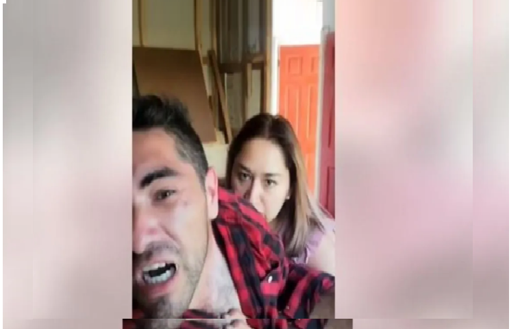 «Miren cómo me pega»: el vídeo viral en el que un hombre denuncia ser maltratado por su expareja