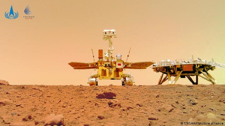 China publica imágenes a color de la superficie de Marte