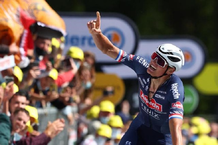 Mathieu van der Poel gana la etapa 2 del Tour de Francia 2021