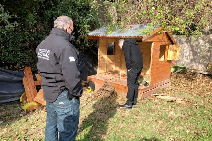 Narco construyó un búnker debajo de una casita de muñecas(+video)