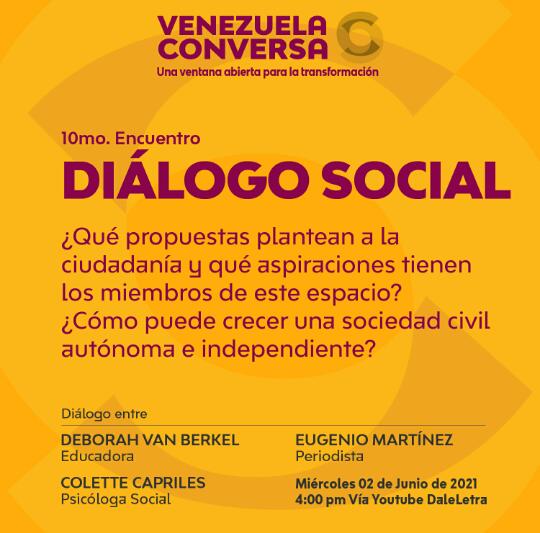 Hoy culmina el 10mo encuentro “Venezuela Conversa: diálogo social”