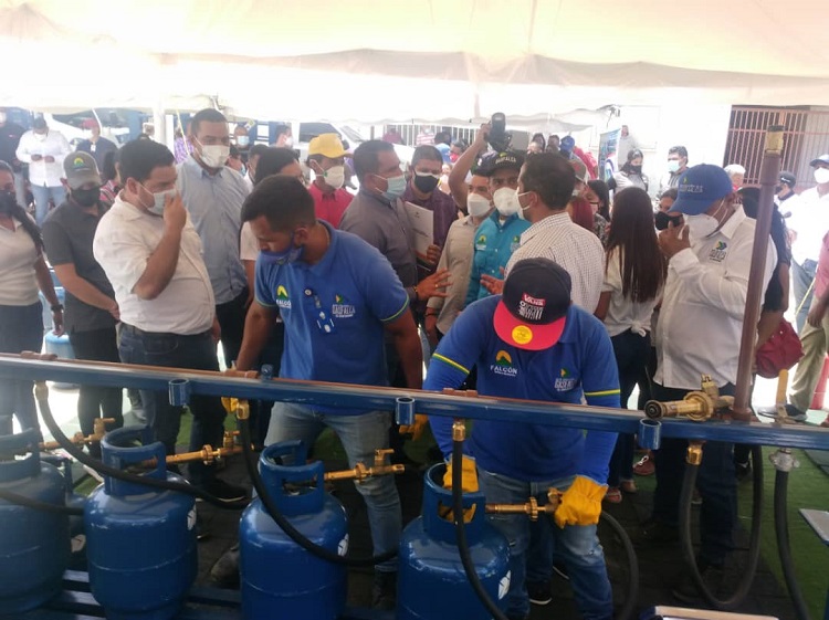 Gobierno falconiano inauguró II Planta de Llenado Gasfalca en Los Taques