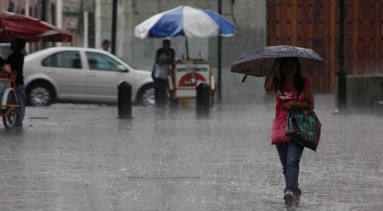 Inameh pronostica lluvias con chubascos y descargas eléctricas en gran parte del país