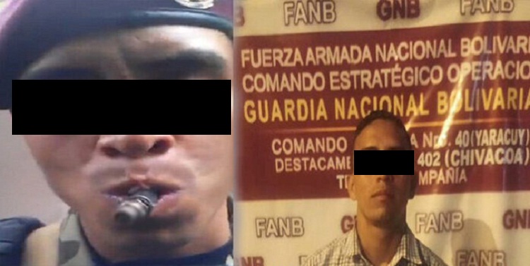 Un GNB se grabó fumando sustancia ilícita y fue detenido (+Video)
