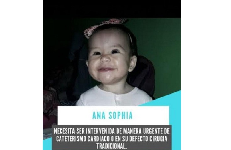 Servicio Social: El corazón de Ana Sophía requiere nuestra ayuda