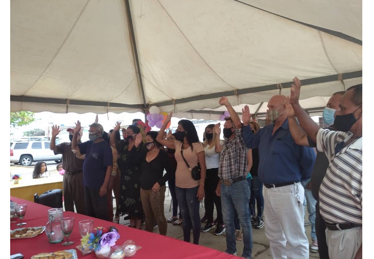 Consejo Comunal «Virgen del Valle» de Las Margaritas juramentó a sus nuevos voceros