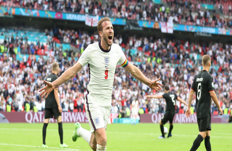 Inglaterra derrotó a Alemania y se mete en los cuartos de final de la Eurocopa