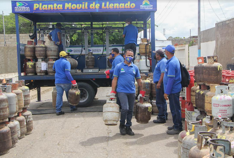 Gasfalca distribuyó más de 580 cilindros de GLP  en barrio San José