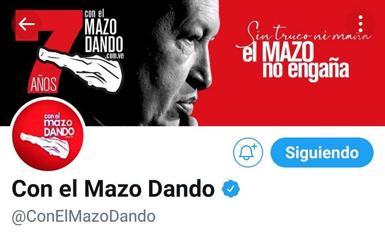 Twitter suspendió cuenta “Con el Mazo Dando” y Maduro pide regulaciones bien estrictas contra las redes sociales