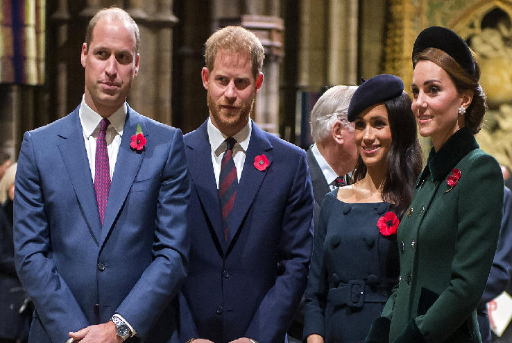 Los príncipes Guillermo y Enrique se reúnen para inaugurar estatua de su madre Diana