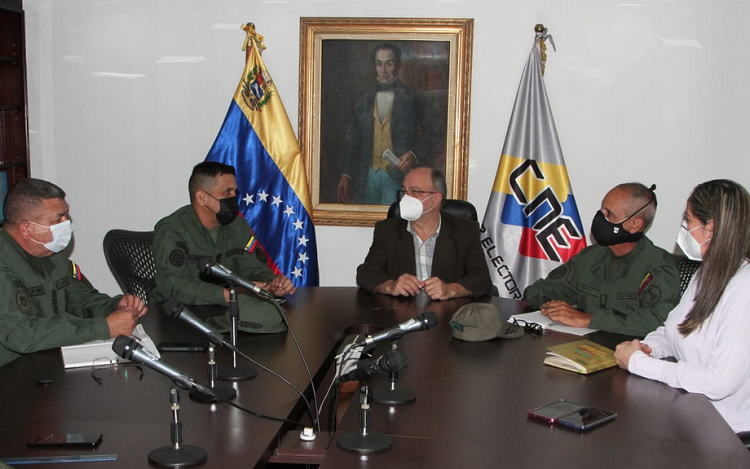 CNE y Ceofand abordaron el tema de la seguridad para las elecciones del 21 de noviembre