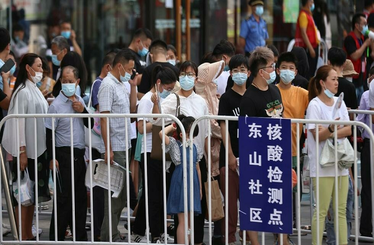 China registra nuevos brotes del virus por la variante delta