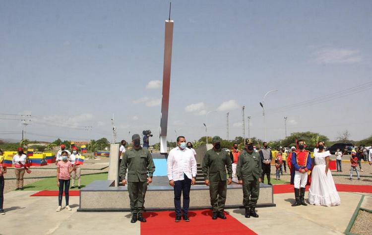 Gobierno de Falcón Inauguró Monumento Bicentenario “Batalla de Carabobo»
