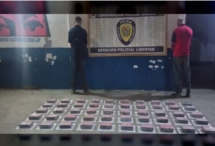 Incautan 50 panelas de presunta cocaína en Barinas