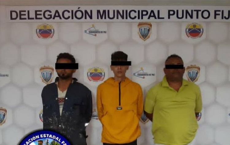 Detenidos delincuentes implicados en robos a empresas y locales de Punto Fijo