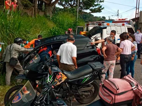 10 heridos dejan cuatro accidentes viales en Táchira este 8-A