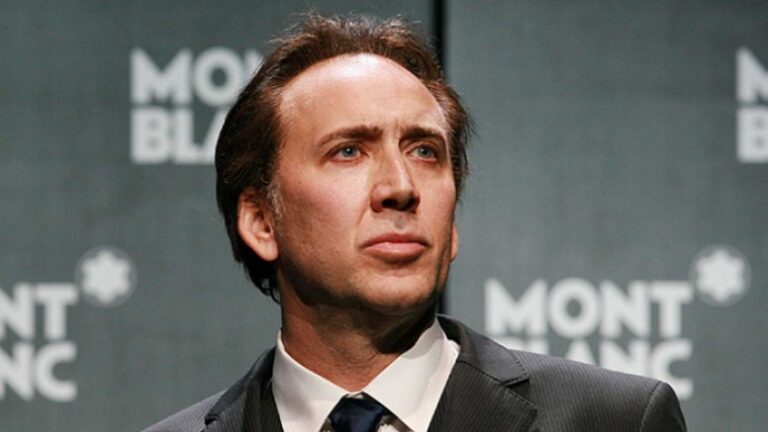 Nicolas Cage interpretando a Nicolas Cage, el as de Lionsgate para CinemaCon