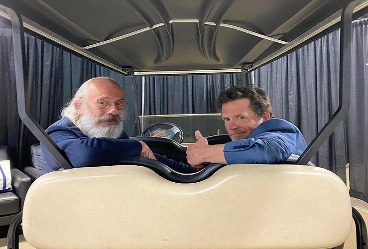 Michael J. Fox y Christopher Lloyd de «Volver al futuro» en un nuevo reencuentro