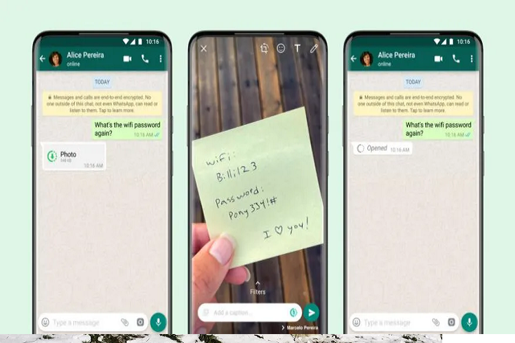 WhatsApp ya permite enviar fotos y vídeos que solo pueden verse una vez