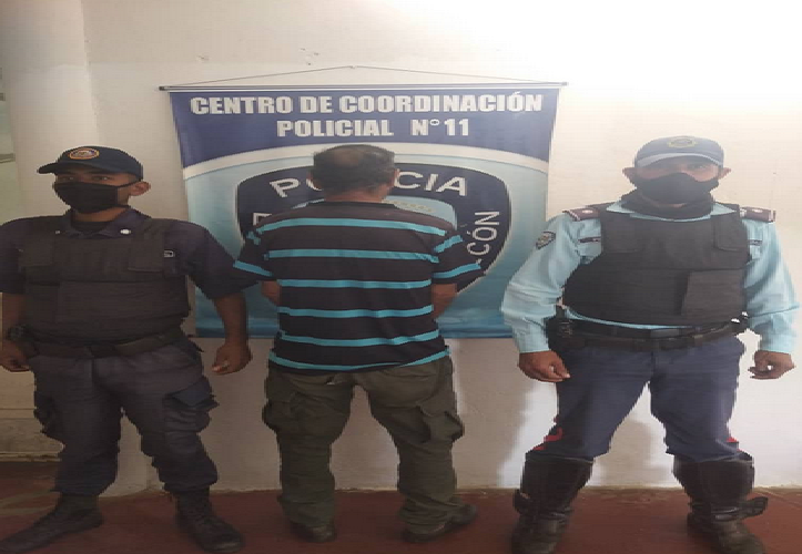 En Churuguara policías detienen sexagenario por violencia de género