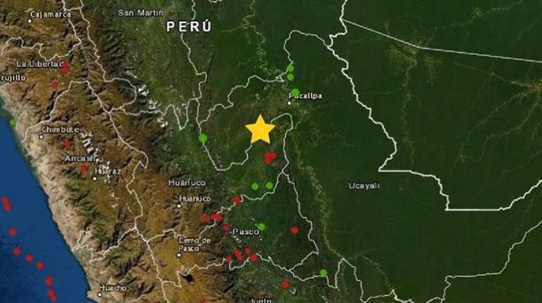 Perú registró tres sismo de magnitud este fin de semana