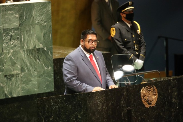 Guyana denunció en la ONU las “amenazas territoriales constantes” de Venezuela