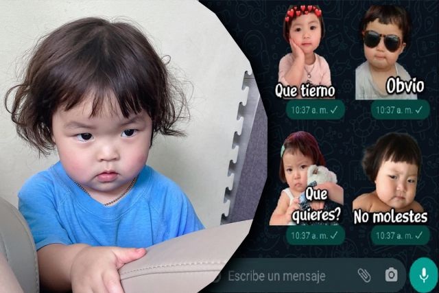 Ya no podrás usar los stickers de la niña coreana: la mamá alista demanda