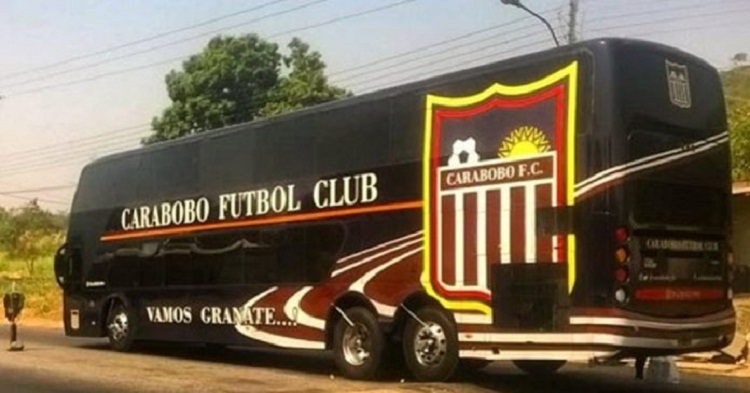 Atracadores emboscaron el autobús del Carabobo Fútbol Club